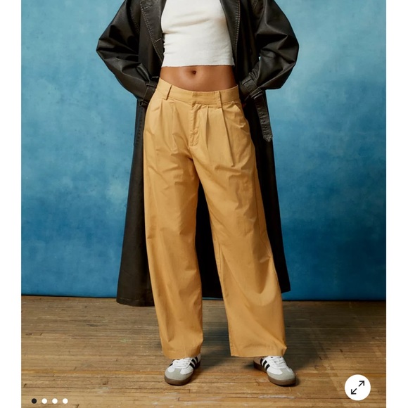 BDG Grandpa Twill Mid-Rise Trouser Pant - Picture 2 of 4